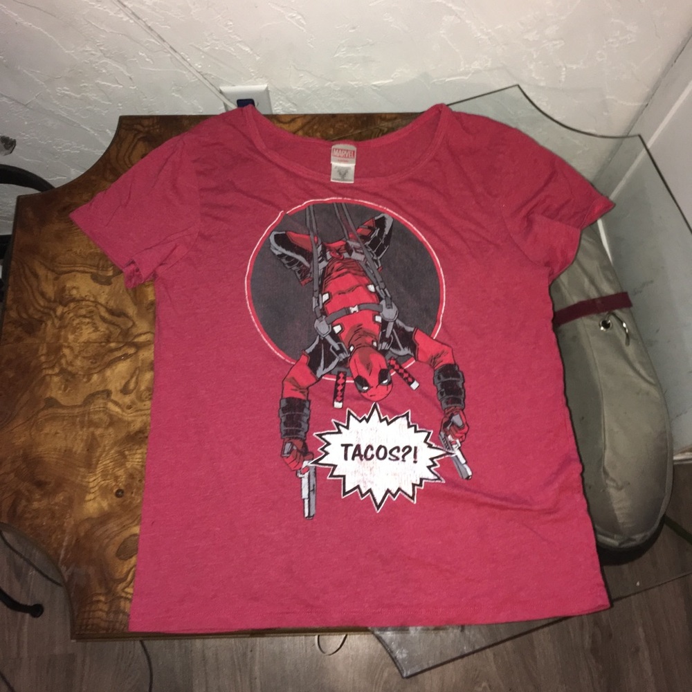 6 FOR $25 Deadpool Taco shirt